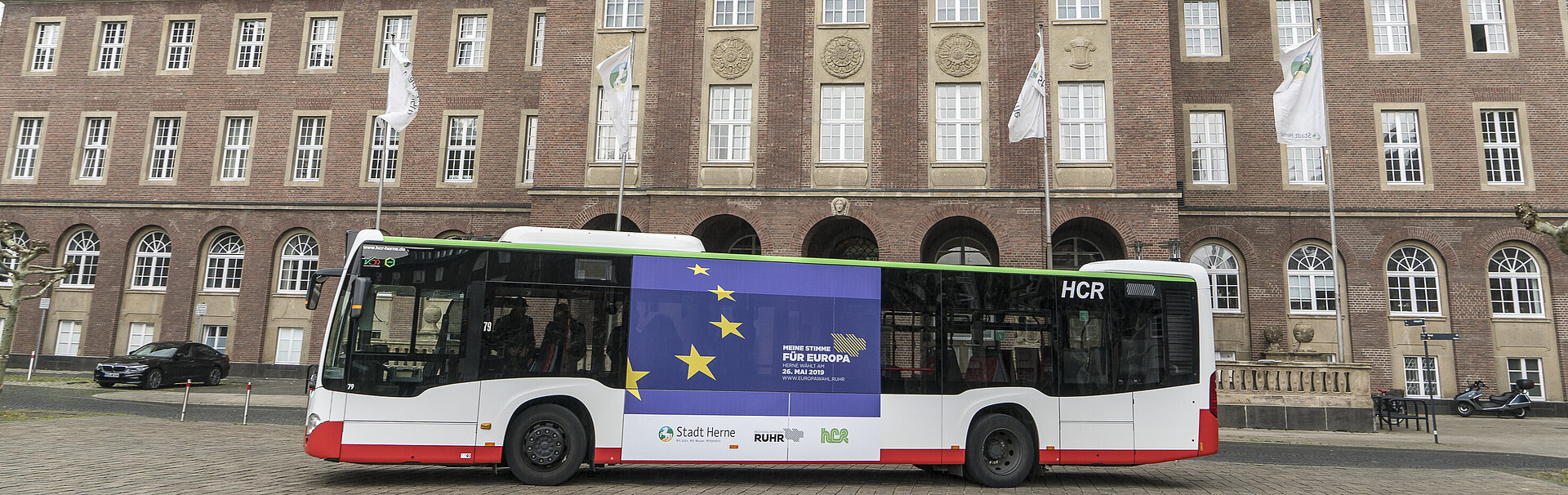 Europabus der HCR in Herne, Foto: Stadt Herne / Thomas Schmidt