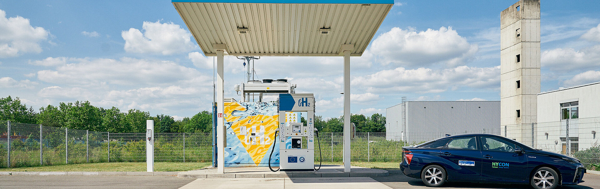 Wasserstofftankstelle, Foto: Sebastian Wolf