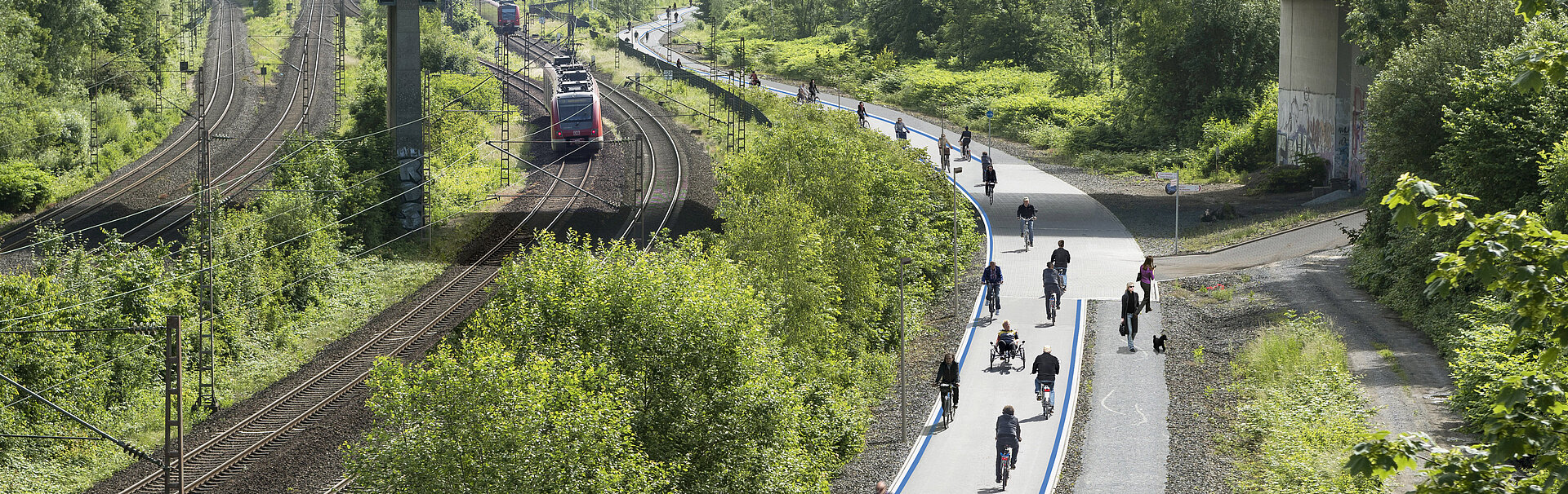 Bild: Radschnellweg im Rahmen von CHIPS