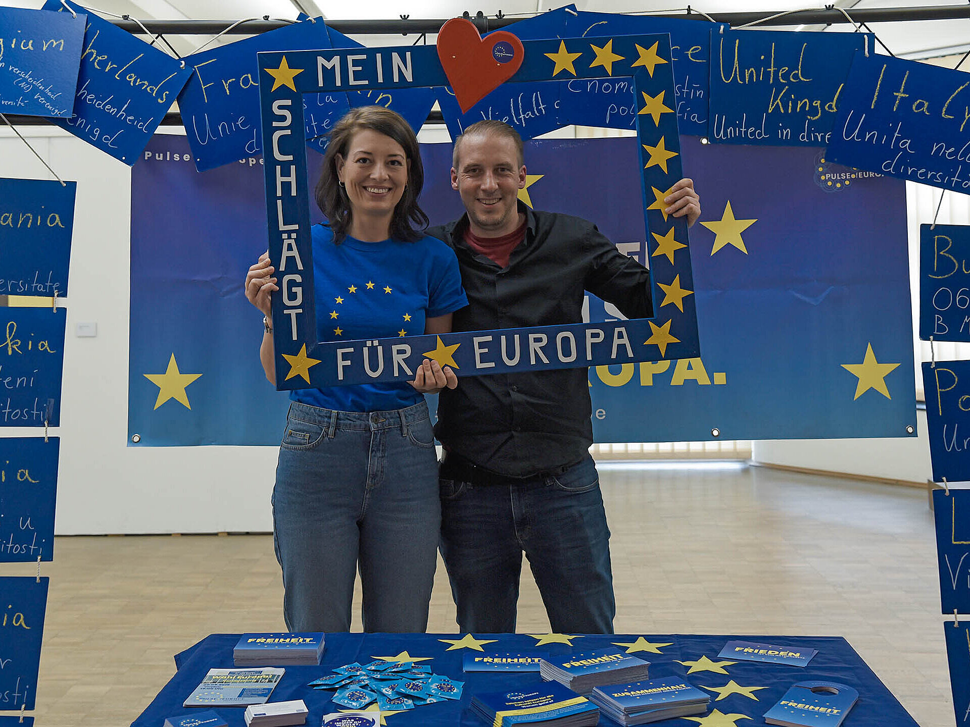Photo campaign in Gelsenkirchen in the run-up to the European elections 2019, Photo: RVR / Petra Hartmann