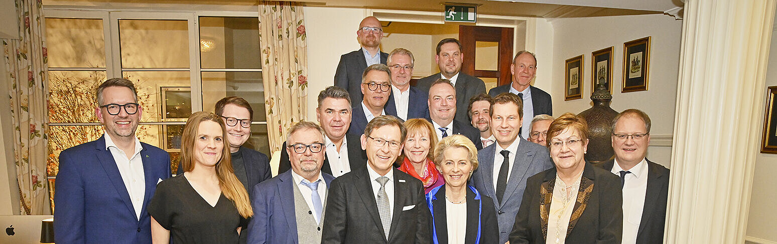 EU-Ruhr Dialog 2022 in Brüssel politisches Abendessen.