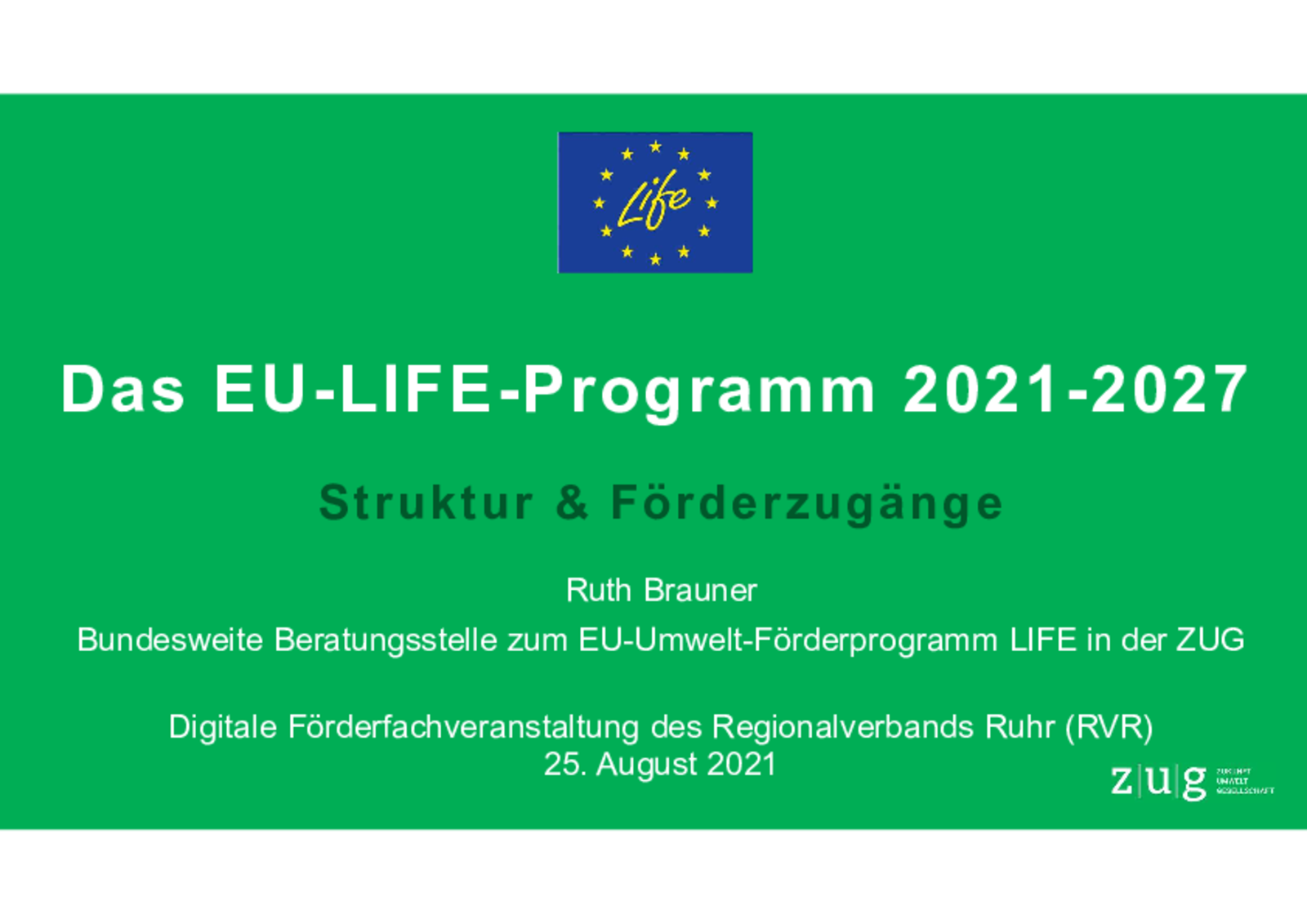 Download: Präsentation ZUG (PDF)