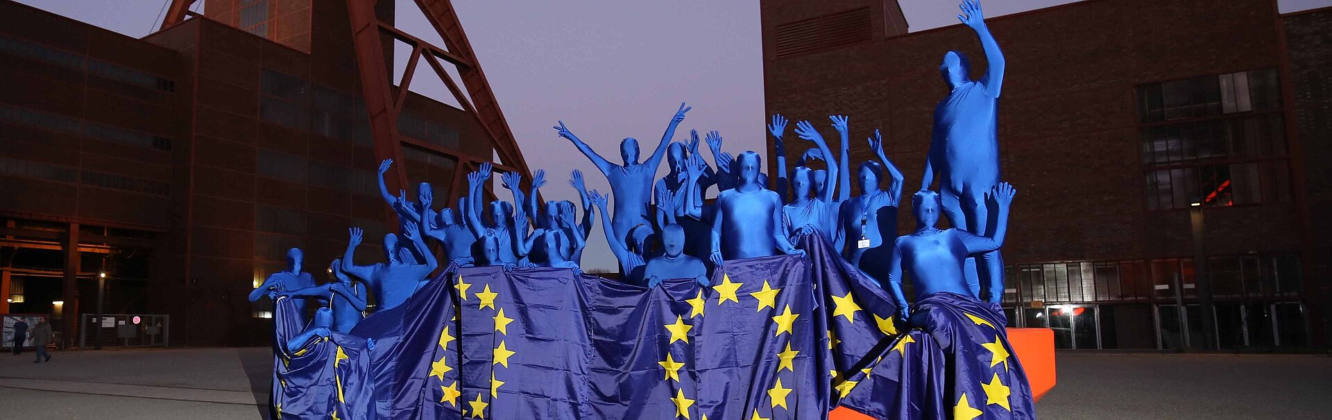 Pulse of Europe auf Zollverein, Foto: Michael Schwarze-Rodrian