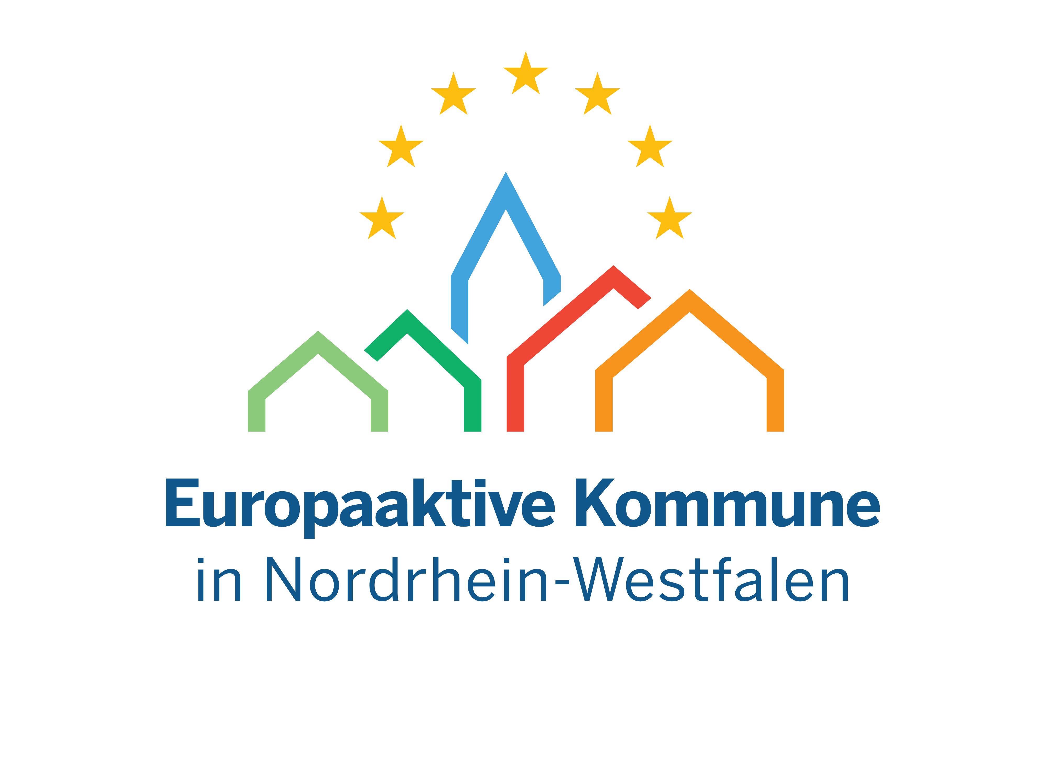 Logo: Europaaktive Kommune NRW