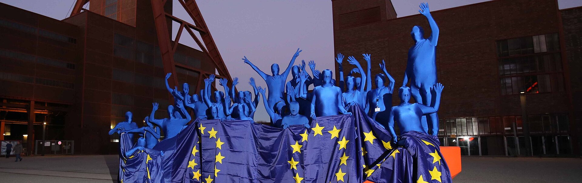 Pulse of Europe auf Zollverein, Foto: Michael Schwarze-Rodrian