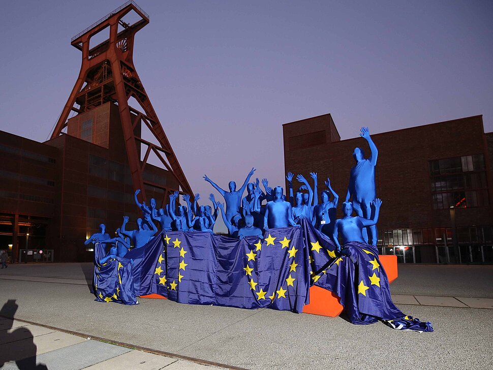 Pulse of Europe auf Zollverein, Foto: Michael Schwarze-Rodrian