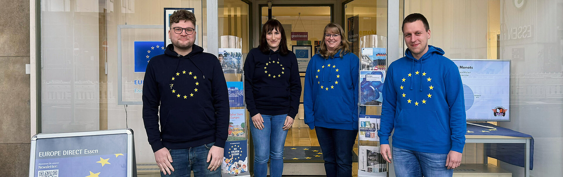 Bild: Mitarbeiter des EUROPE DIRECT in Essen