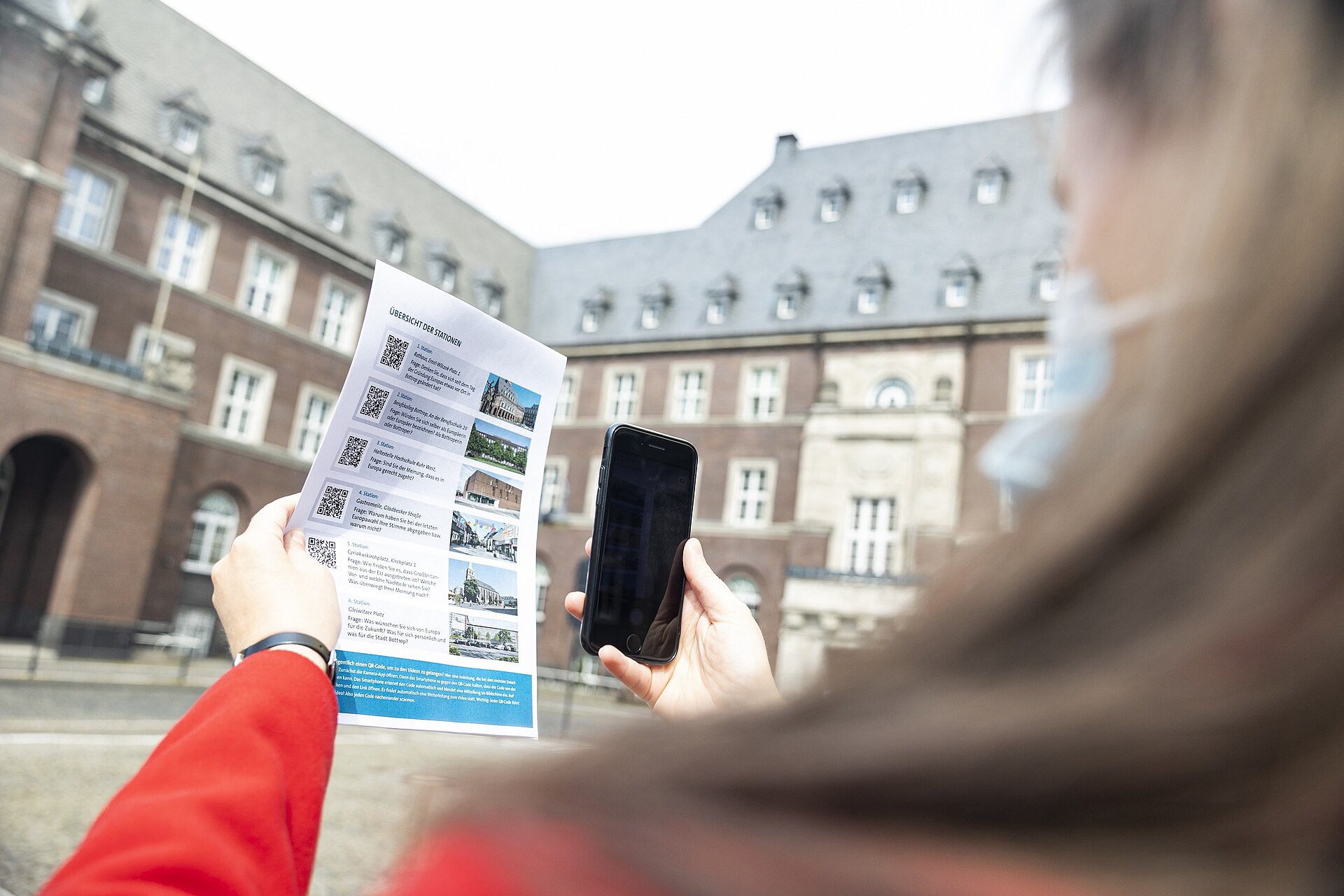 Digitaler Stadtspaziergang mit Max Bilitza: Europa in Bottrop entdecken, Foto: RVR /Sascha Kreklau