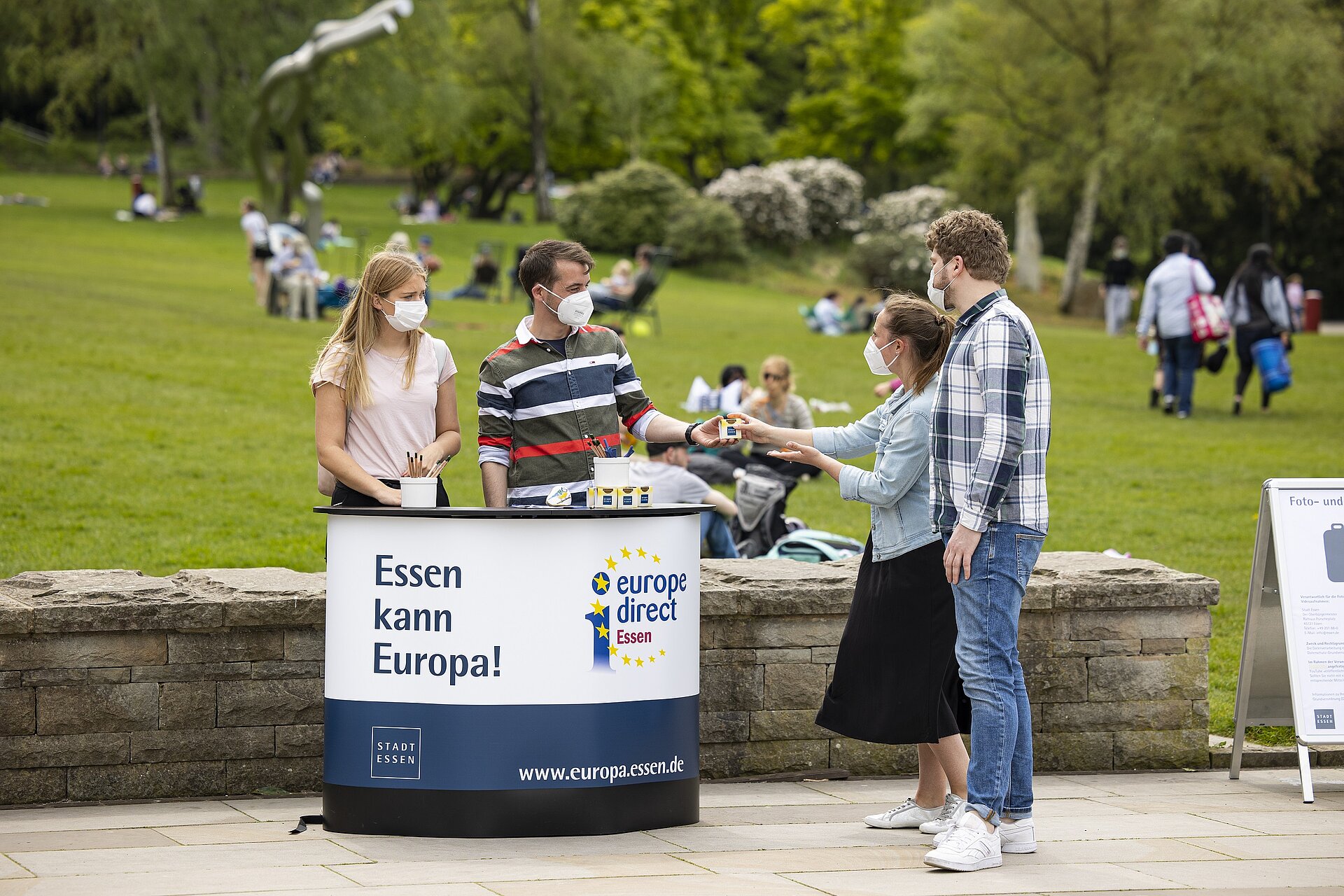 Europaaktion des EDIC Essen im Grugapark, Foto: RVR / Sascha Kreklau